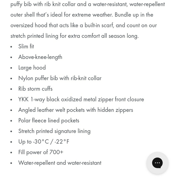 NWOT Soia & Kyo Camelia Slim Fit Brushed Down Coat with Leather Trims - Picture 8 of 15